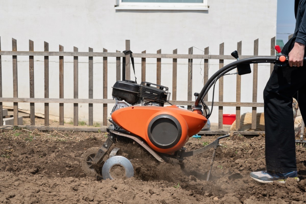 motobineuse de jardin
