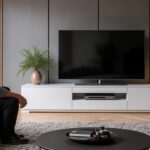 Comment intégrer un meuble TV design blanc laqué Cavalli dans votre espace de vie ?