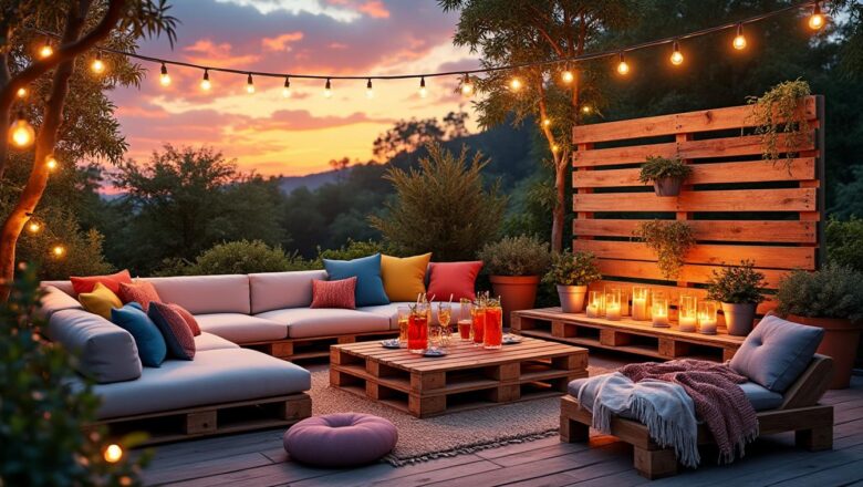 5 trucs faciles à faire avec des palettes pour impressionner vos amis à la fête