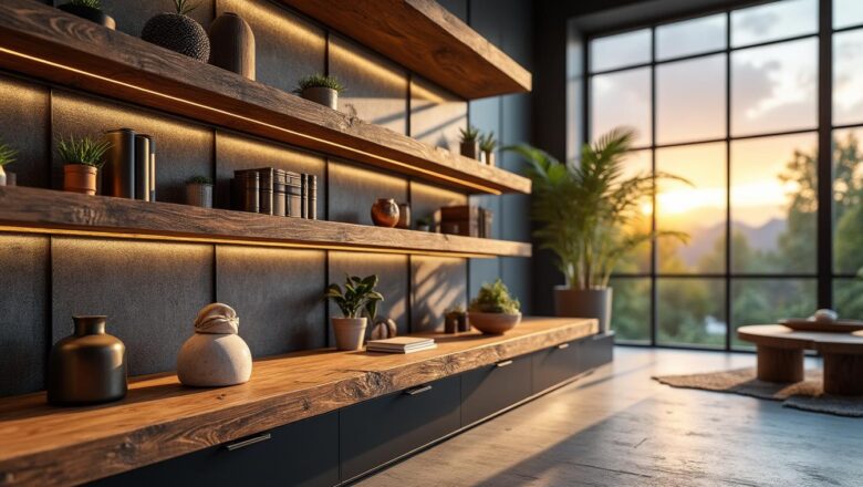 Étageres qui bougent : comment en faire un point focal de votre déco