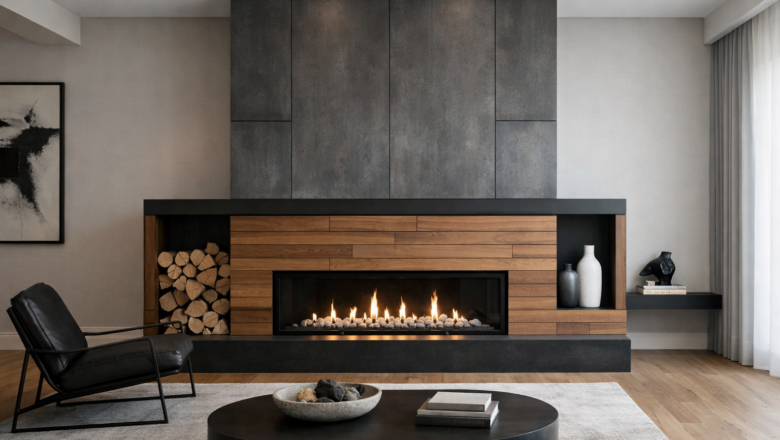 Habillage de cheminée : pierre, brique ou métal pour un look contemporain ?