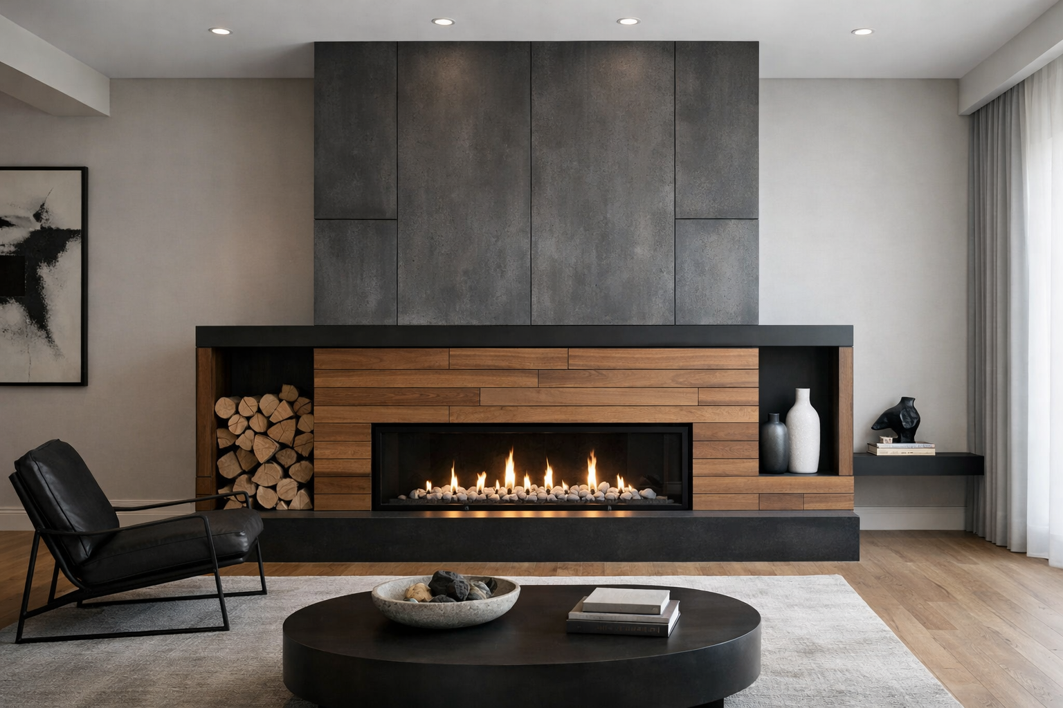 Habillage de cheminée