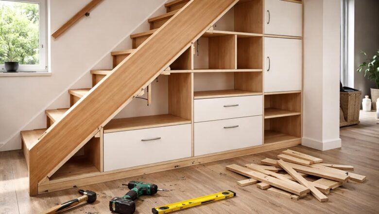 Fabriquer un meuble sous escalier : les erreurs à éviter absolument