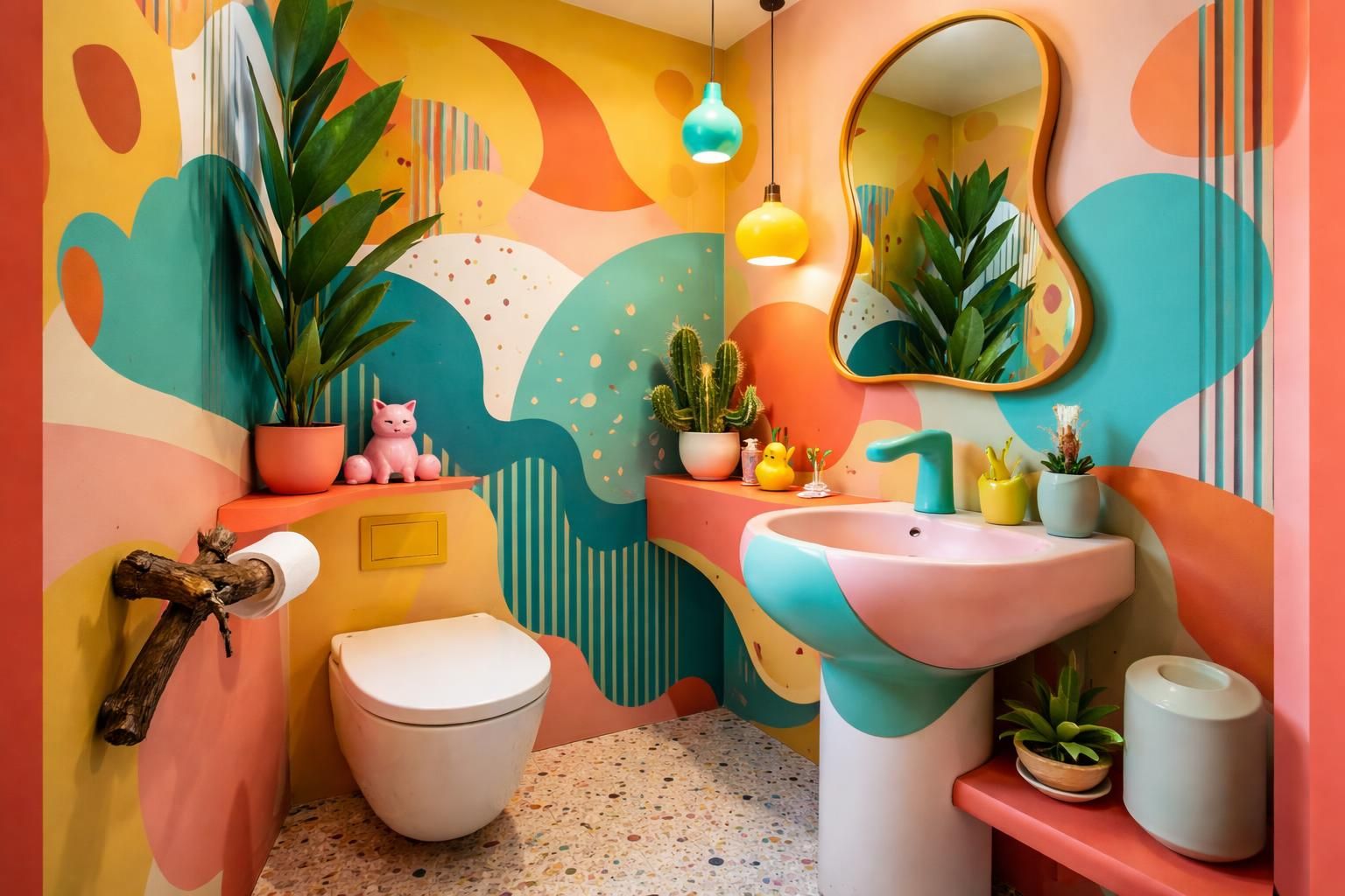découvrez comment aménager des toilettes originales en osant une décoration audacieuse et fun pour un espace unique et plein de caractère.