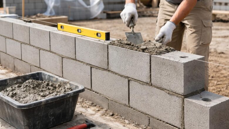 Construction d’un mur en parpaing : les règles de base pour une pose solide