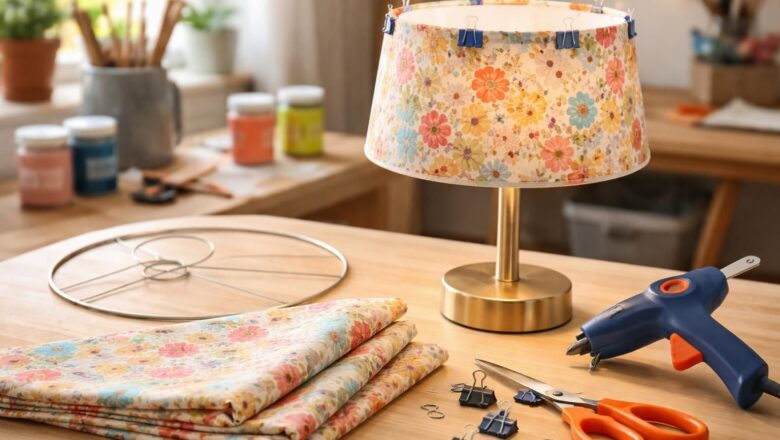 Fabriquer un abat-jour pour lampe de chevet : le tutoriel créatif DIY