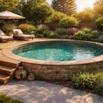 Piscine semi-creusée : le compromis idéal entre esthétique et budget
