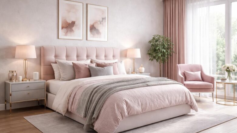 Chambre rose et gris : l’alliance parfaite pour une déco douce et intemporelle