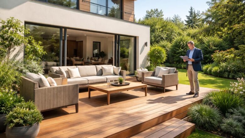 Construire une terrasse et impact sur la taxe foncière de la maison