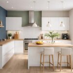 Cuisine blanche : quelle couleur de murs choisir pour donner du relief ?