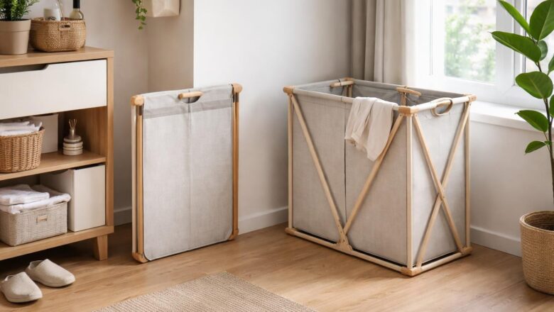 Panière à linge pliable : le gain de place indispensable pour petits espaces