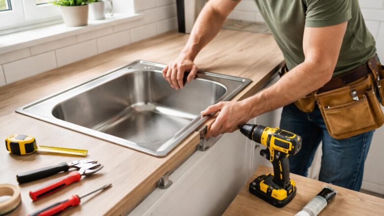 Poser un évier de cuisine : le guide de montage étape par étape pour débutant