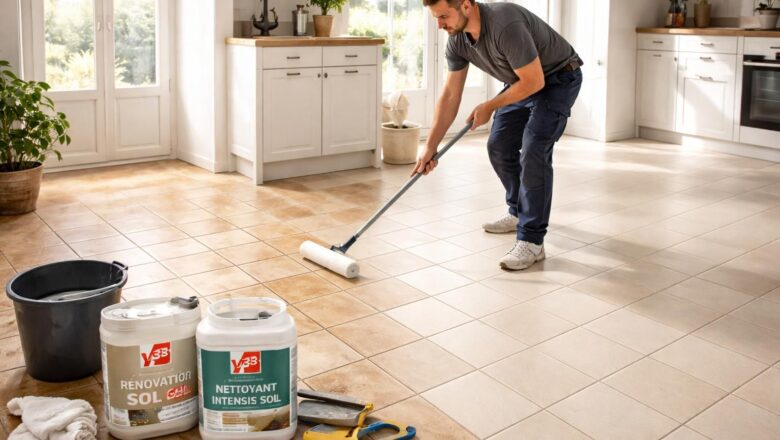 Rénovation sol carrelé avec V33 : le guide complet pour un résultat pro