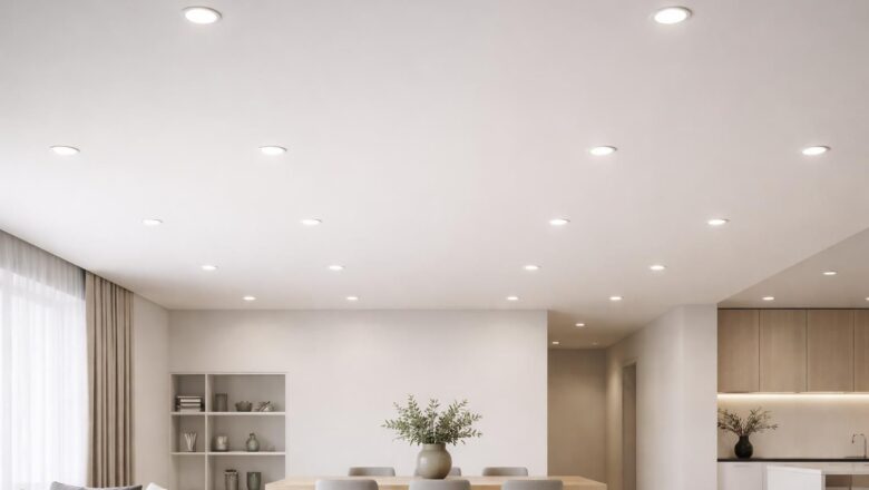 Répartition de spots au plafond : les règles de calcul pour un éclairage homogène