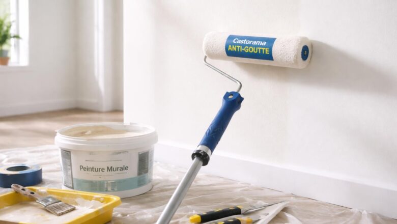 Rouleau anti-goutte Castorama : le test de l&rsquo;accessoire pour peindre sans tache