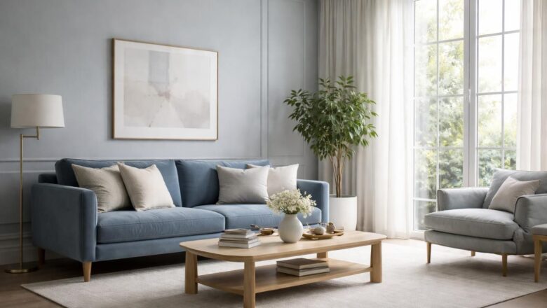 Teinte bleu-gris : la couleur intemporelle pour une ambiance sereine et chic