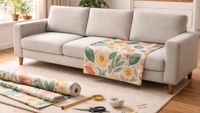 Tissu pour recouvrir un canapé : nos astuces pour une rénovation à petit prix