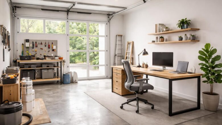 Le guide de la rénovation d’un garage en bureau pour gagner de la place