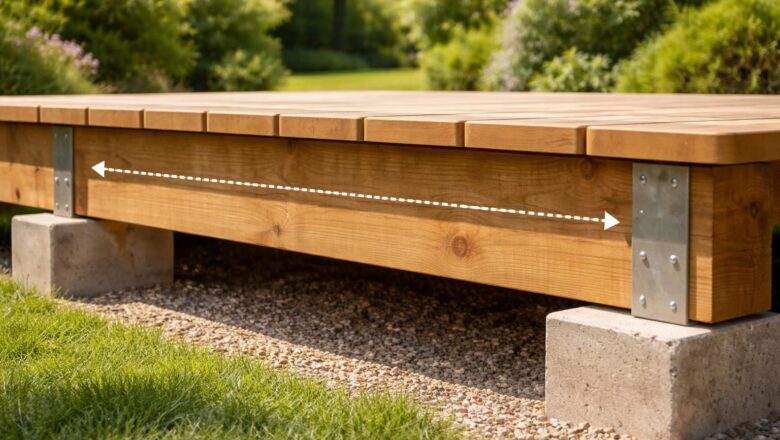 Quelle est la portée d’un bastaing pour une terrasse en bois solide