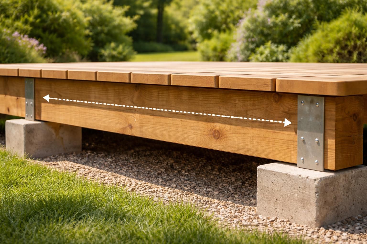 découvrez quelle est la portée idéale d'un bastaing pour construire une terrasse en bois solide et durable, afin d'assurer stabilité et sécurité à votre installation extérieure.