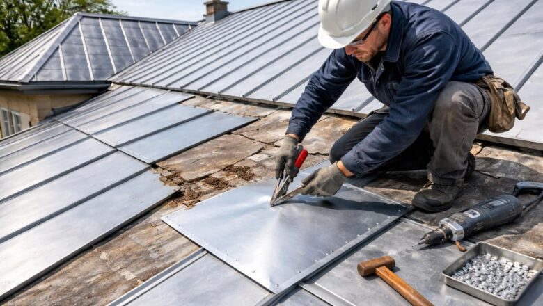 Zinc : comment réparer votre toiture sans tout changer