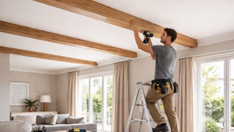 Comment poser des poutres en polyuréthane pour décorer son plafond ?