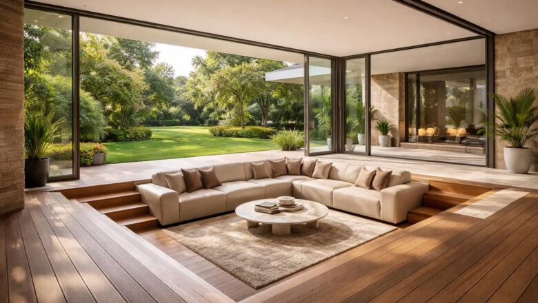 Quel est le prix d’un salon enfoncé dans le sol pour sa villa ?