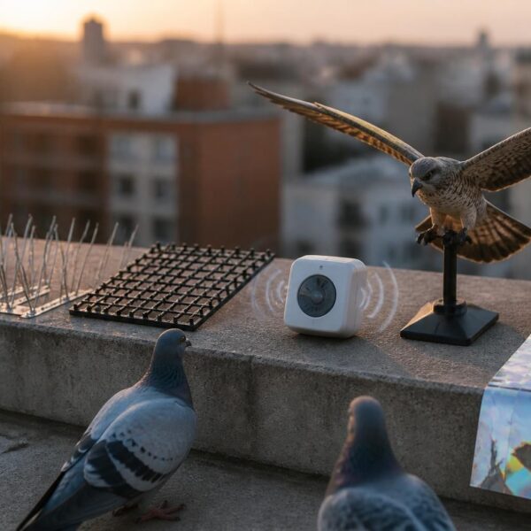 Effaroucheur de pigeons : comparatif des dispositifs