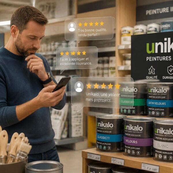 Impact des avis pour la peinture Unikalo sur les décisions d&rsquo;achat